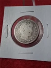 1898 CIRCULATED 90% SILVER BARBER QUARTER                               #MF-2269