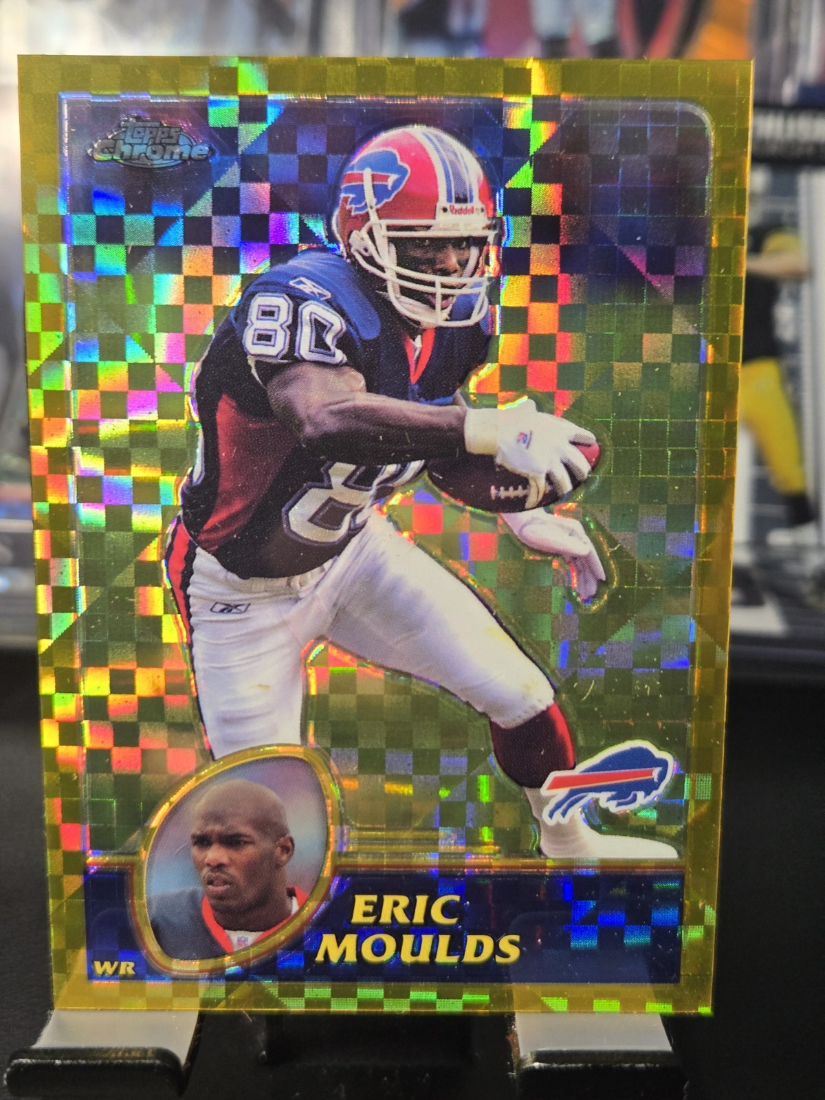 2003 Topps Chrome Gold X-Fractor /101 Eric Moulds #101