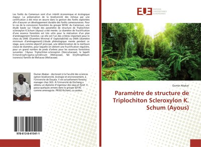 Oumar Abakar | Paramètre de structure de Triplochiton Scleroxylon K. Schum...