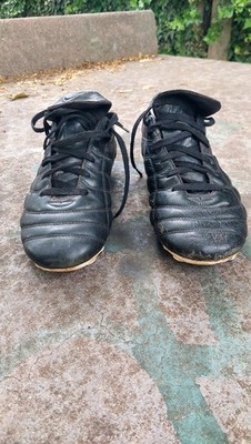Nike Zoom Air Vintage Fußballschuhe Leder AG Schwarz Gr. 44,5 Retro Y2K