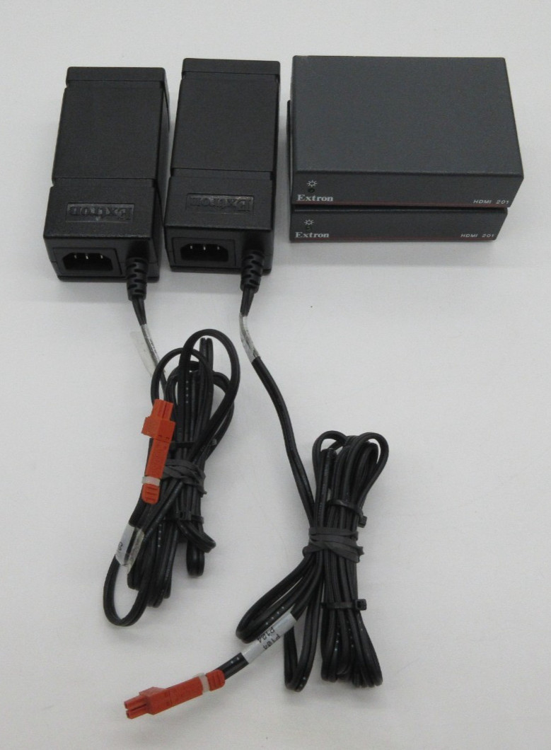 LOT OF 2 Extron HDMI 201 TX w/ AC adapters