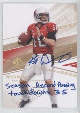 2014 SP Authentic Auto Inscriptions 15/25 Keith Wenning #40 Auto 7i2