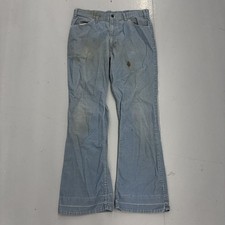Vintage 70s Levi s 646 Blue Bell Bottom Corduroys 34x32 1970s True Vintage