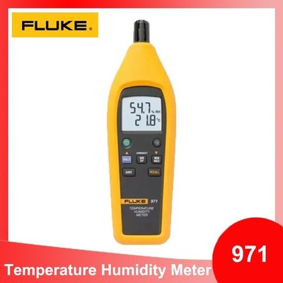 Fluke 971 Temperature Humidity Meter, Temp/Humdty Mtr, 5 to 95 per Rel Hum Rnge