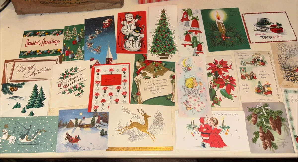 ✴︎希少 50s USA 未使用品　クリスマスカードセット　ヴィンテージ Collectible Vintage Christmas Cards for sale | eBay