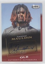 2015 Sage Hit Auto Red Lorenzo Mauldin #A49 Auto 10k8