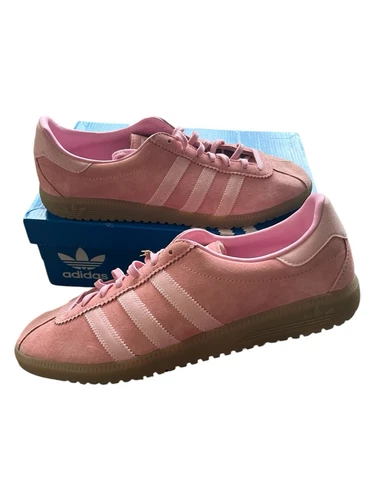 Adidas Bermuda Glow Pink Gum UK taglia 10 scarpe da ginnastica