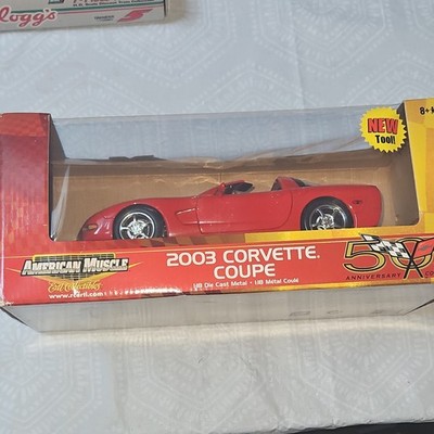 Ertl Collectibles  1:18 2003 Chevy Corvette Coupe 50th Anniversary