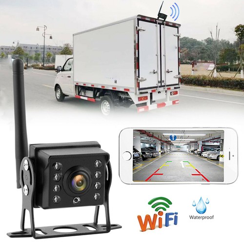720P Wireless Car Truck WiFi RV Trailer Rear View Backup Camera For iOS Android - Picture 5 of 16