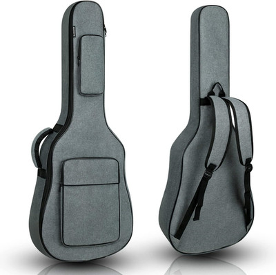 Acoustic Guitar Case, Gig Bag for 39 40 41Inch Acoustic Guitar Bag 12Mm Thick Pa