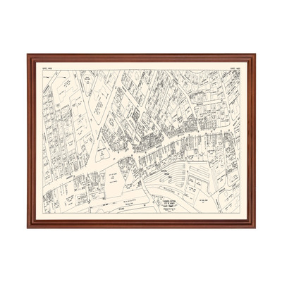 Old Map of Quincy, MA 1946 - Vintage Quincy Massachusetts Ar