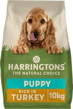 Harringtons Complete Puppy Dry Dog Food Turkey & Rice 10kg - Made with All Natur 3.04 per kilo