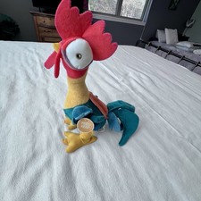 Disney Moana Clucking Screaming HEI HEI Rooster Chicken Animated Plush Working