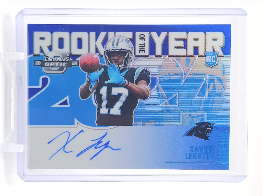 Xavier Legette Panini Contenders Optic Rookie of the Year Contenders Autographs #ROYXLE Base