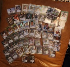 Lot of 56 Autograph MLB Baseball Cards - Message For the one u want