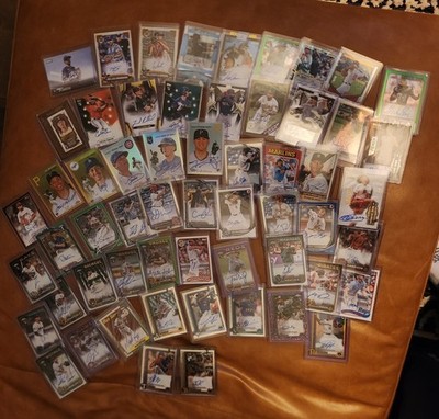 Lot of 56 Autograph MLB Baseball Cards - Message For the one u want