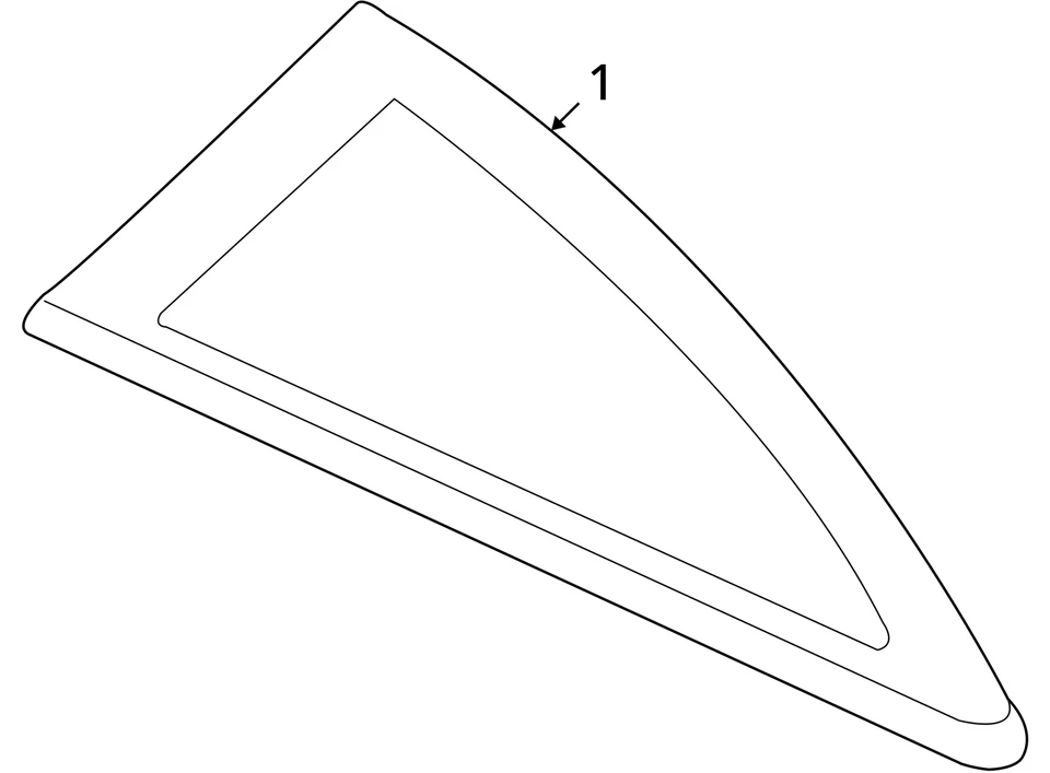 Ventana Saturn Astra 2008 24463992 - nueva OEM 24463992 Foto 3 de 3