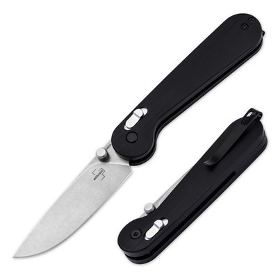 BÖKER PLUS Hebdo Taschenmesser Nitro-V Crossbar Lock G10 Clip Schwarz 01BO899
