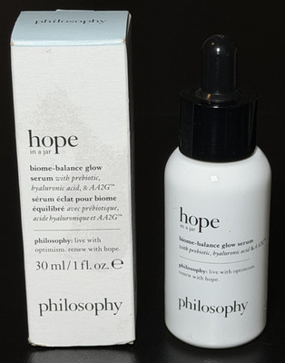 Philosophy Hope In A Jar Biome Balance Glow Serum ~ 30 ml / 1 fl oz ~ NIB NEW