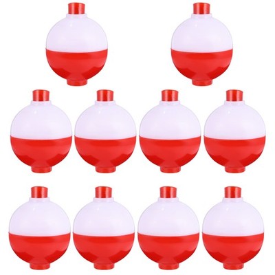 10PCS Ball Float Kunststoff Float Seefischerei Float Ring Floating Ball