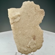 Insolito "Wafer" di Smithsonite Tan Cristallizzata: Miniera di Masua, Sardegna, Italia