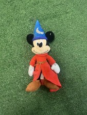 Disney Fantasia Plush Mickey Mouse 12  in Sorcerer Magic Wizard
