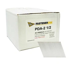 2-1/2" ANGLE FINISH NAILS 16GA GALV 20,000ct | PDA-212C8