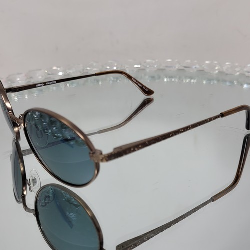 REVO PYTHON 1 Sunglasses Antique Bronze POLARIZED Green Round 1147 02 G50 NEW - Picture 2 of 4