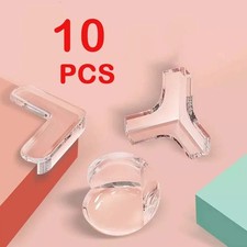 10PCS Transparent Anti Collision Angle PVC Pad Child Safety Corner Guard Baby