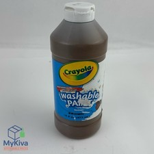 Crayola washable paint brown 16 oz squeeze bottle kids craft art