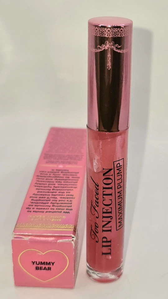 Too Faced Lip Injection Maximum Plump Yummy Bear Lipstick 0.14 oz  New In Box - Image 2 of 2
