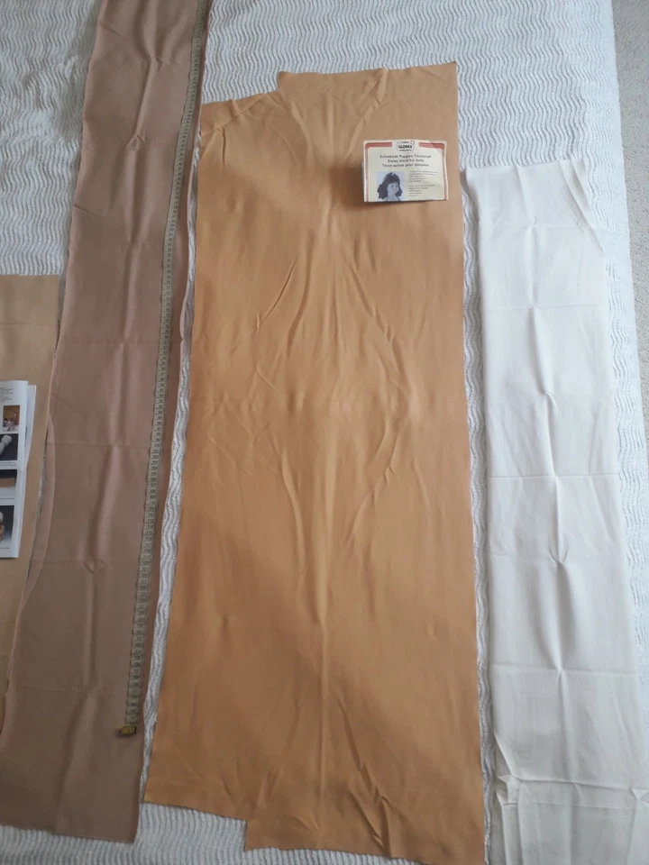 Waldorfpuppen selber machen: Trickotstoffe inkl. Kopf-Rohlingen aus Schafwolle - Bild 3 von 4