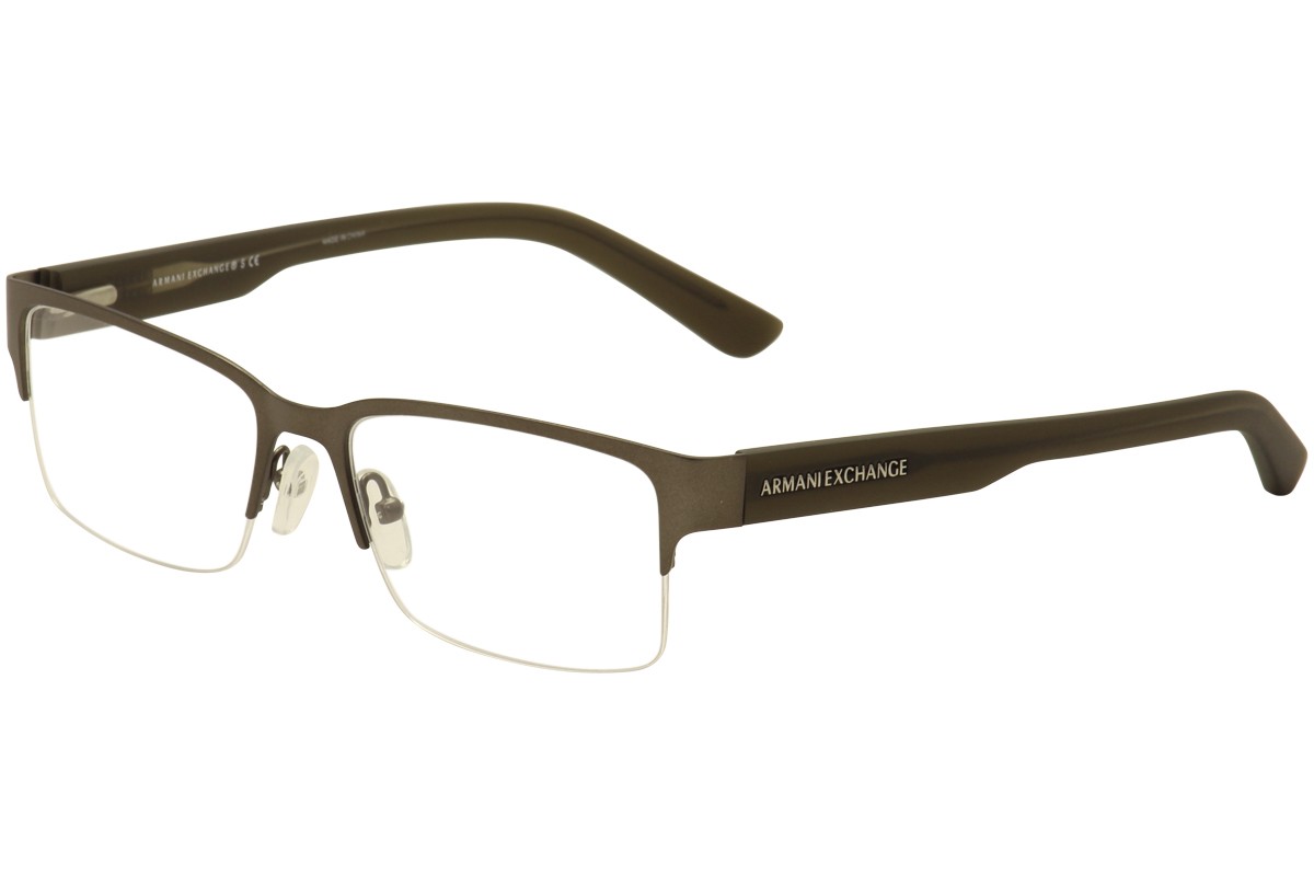 Оптическая оправа Armani Exchange Eyeglasses AX1014 AX1014 6060 в матовой оправе из оружейного металла 53 мм 15990₽