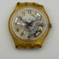 Vintage Swatch Special Olympic Sports Watch GK209SL Transparent 1994 35mm Parts