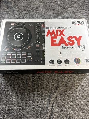 Hercules DJControl Inpulse 300 MK2 2-Deck 2-Channel DJ Controller, 16 Pads