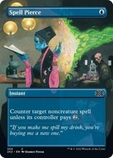 Spell Pierce (Borderless) - Near Mint MTG Double Masters 2022