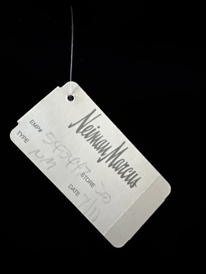 Vestido Largo 12 Vintage Platos Ross Neiman Marcus Formal Cóctel Boda Diseñador Foto 3 de 4