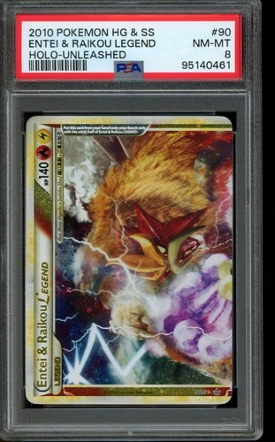 Entei & Raikou LEGEND graded PSA 8 for sale on eBay