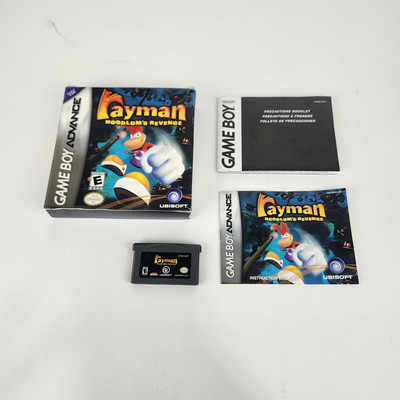 Rayman Hoodlum's Revenge Nintendo GameBoy Advance Complete In Box CIB Good Shape