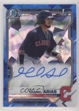 2021 Bowman Sapphire Edition Chrome Prospects Gabriel Arias #BSPA-GA Auto 0s9t