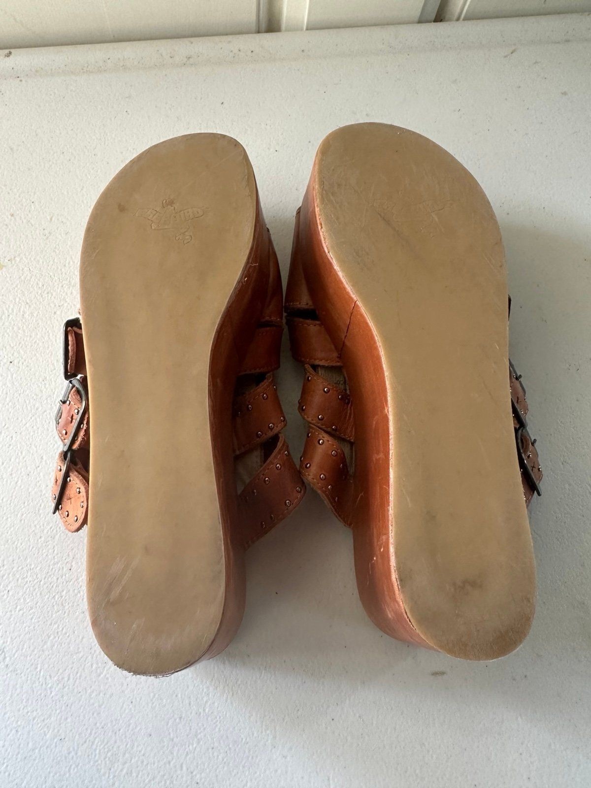 Freebird By Steven Landi Brown Studded Leather Ch… - image 6