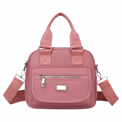 Lady's Multi Pocket Crossbody Bag Oxford Cloth Handbag Girl's  Shoulder Bag