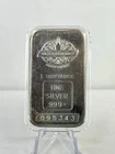 Vintage Engelhard Canada 1oz .999 Silver Bar Maple Leaf Design #095343