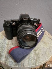 Canon EOS Rebel XS 35mm FILM Camera, 35-80mm Lens, Haze Filter, POWER/SHUTTER A