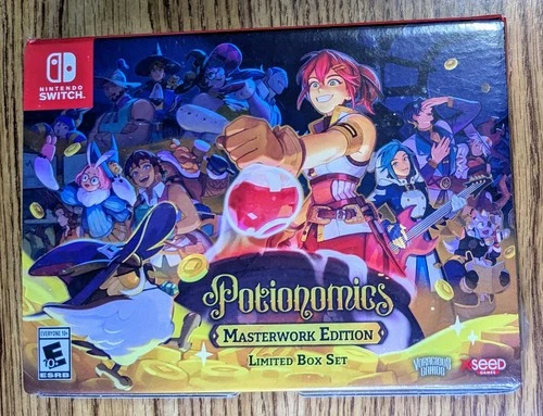 Potionomics: Masterwork Edition - Limited Box Set - Nintendo Switch (NEW/SEALED)
