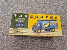 1/64 CORGI VANGUARDS SURF Bedford S Type Van Diecast Modell VA8002 In OVP