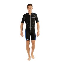 Cressi 2mm Mens Lido Short Front Zip Wetsuit Size M/3 LV455003 - New 
