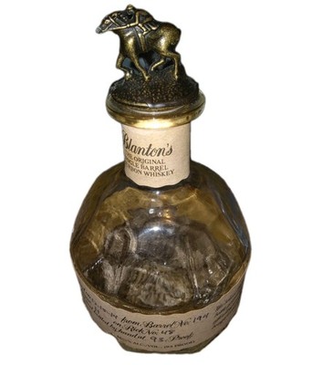 Blanton's Kentucky Bourbon Empty Bottle 750ml with Horse Stopper Collectible