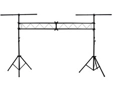 Pro Audio DJ Portable Light Lighting Fixture T Bar Stands 10Ft Truss Package