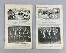 1909 The Wizard 1911, The Magic Wand P. T. Selbit, George Monroe Magician tricks